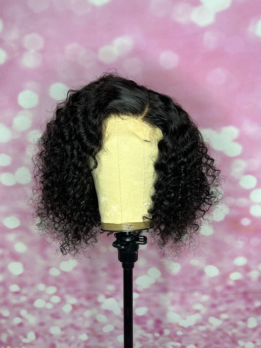 E- Lovely Luxxe Deep Wave Bob 5x5 Closure Wig/Unit