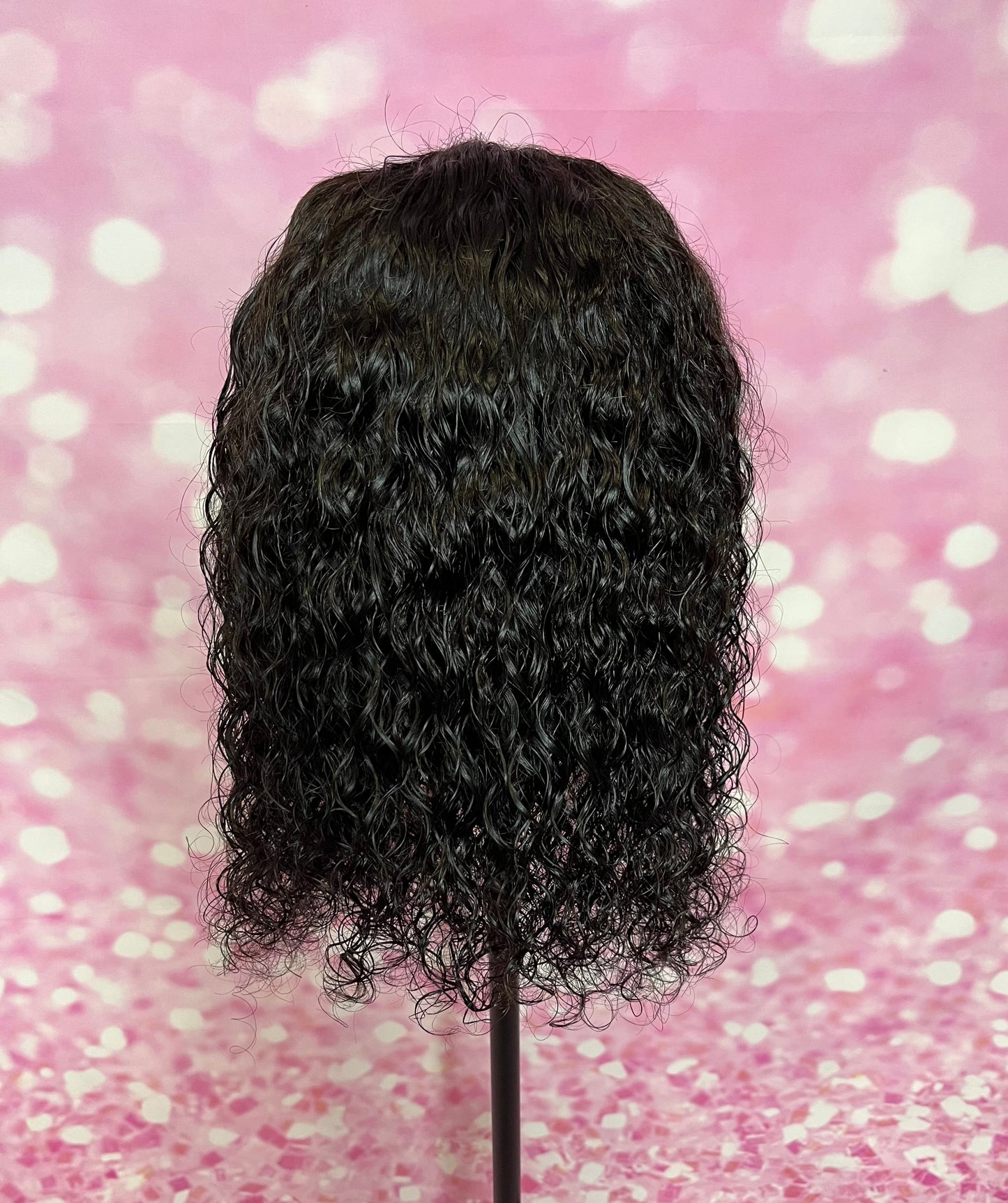 F- Lovely Luxxe Italian Curly Bob 5x5 Closure Wig/Unit