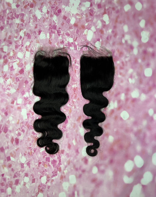 Lovely Luxxe 5 x 5 Three-Part Brazilian Body Wave Closure Piece